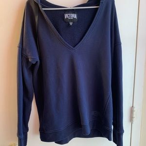 Victoria Sport V-Neck Navy Pullover